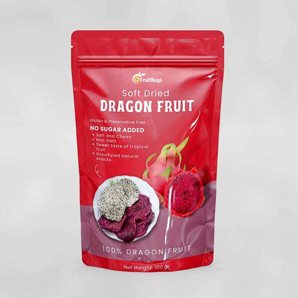 Dried Dragon Fruit - FruitBuys Vietnam +84-919739589 from Vietnam supplied by FruitBuys Vietnam - Soft Dried Dried Dragon Fruit