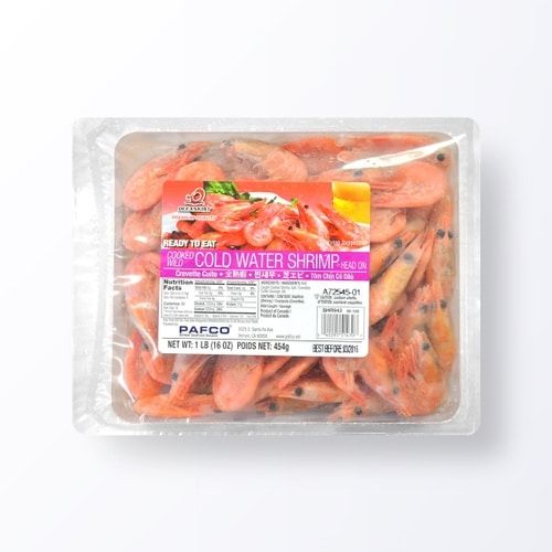Shrimp from 캐나다 supplied by Pacific American Fish Co., Inc. - Wild Caught 냉동 새우