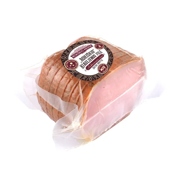 "Rokiškis Pork Ham from 리투아니아 supplied by DAIVIDA - Smoked 돼지고기 통조림