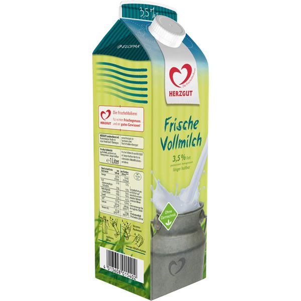 Fresh Whole Milk from Germany supplied by HERZGUT Country Dairy eG - Liquid Cow Milk
