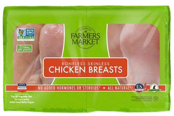 Chicken meat from United States supplied by George's Inc. - Breast Frozen Whole Chicken