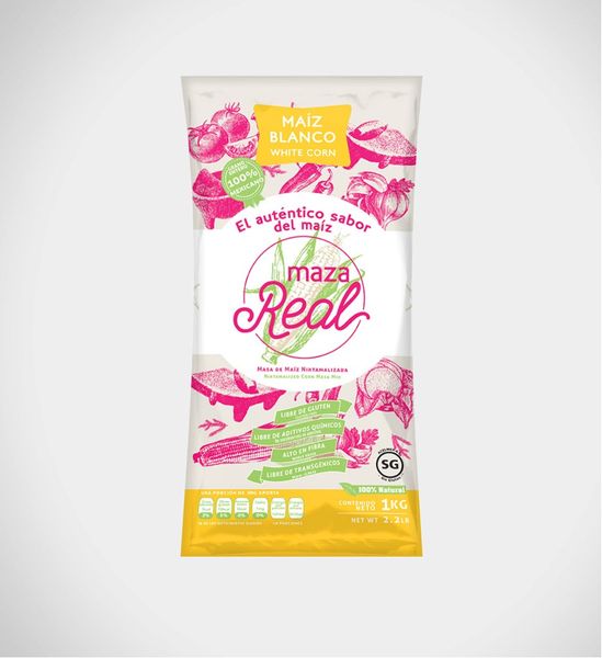 Nixtamalized White Corn Masa Flour from 멕시코 supplied by MAZAREAL - White 옥수수가루