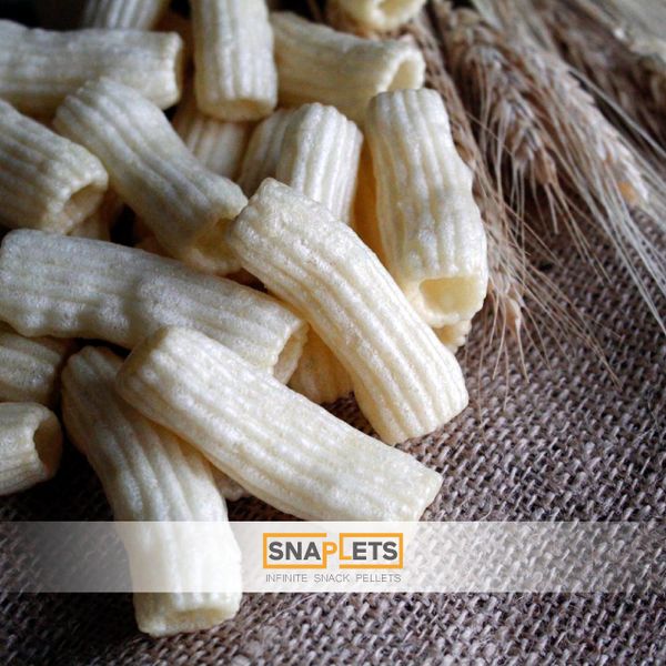 SNAPLETS-Wheat Crinkle Long Tube Snack Pellet from 이집트 supplied by SNAPLETS - Grain Snack
