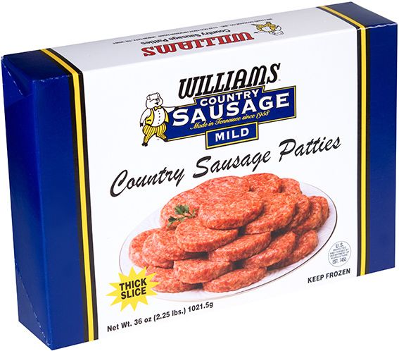 Sausage from 미국 supplied by Williams Sausage Co. Inc. - Thick 소시지