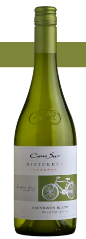 Cono Sur Bicecleta Reserva Sauvignon Blanc 2020 from 칠레 supplied by Cono Sur Vineyards & Winery - 화이트 와인