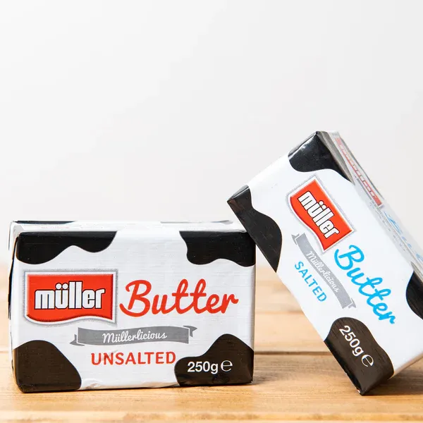Butter from 영국 supplied by Muller Dairy UK - Block 우유버터