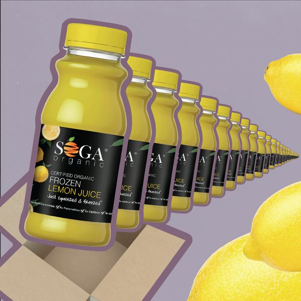 Frozen Lemon Juice from 남아프리카공화국 supplied by SOGA Organic - Yellow 레몬 주스