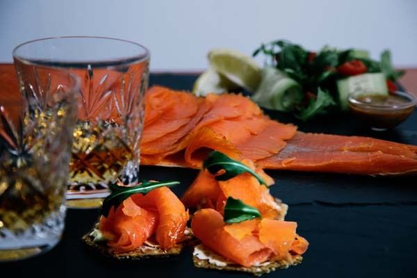 Smoked Salmon from 영국 supplied by Applecross Smokehouse - Smoked 훈제 연어