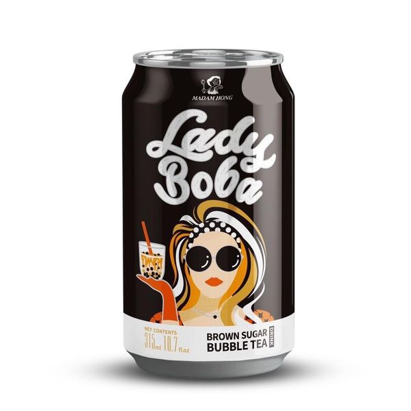 Brown Sugar Bubble Tea Drinkl Can 315 ML from 대만 supplied by Woo Woo Trading - High Quality 청량음료