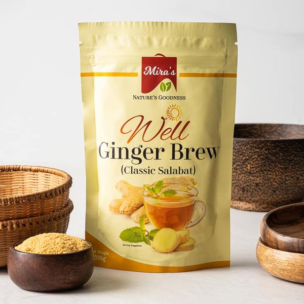 Ginger Brew Powder (Salabat) from Philippines supplied by Mira's Turmeric Products - Yellow Whole Ginger