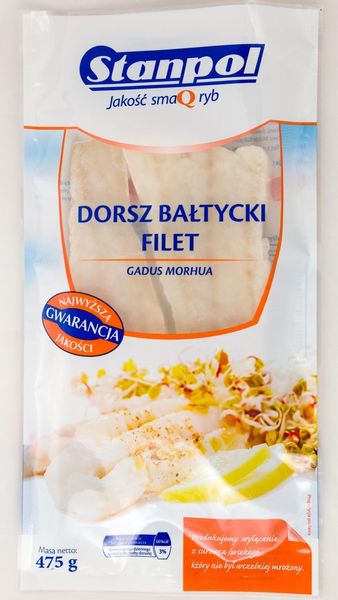 Fresh fillets of Baltic cod from Poland supplied by STANPOL SP. Z O.O. - Baltic Cod Frozen Cod