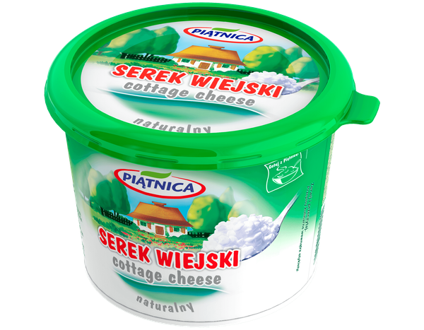 cottage cheese from Poland supplied by OSM Piątnica - Pasteurized Cottage Cheese