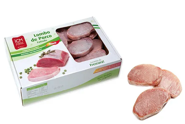 Pork Meat - Sliced Boneless Loin from 포르투갈 supplied by ICM - INDÚSTRIAS DE CARNES DO MINHO, S.A. - Sliced 신선 돼지고기 햄 및 목살