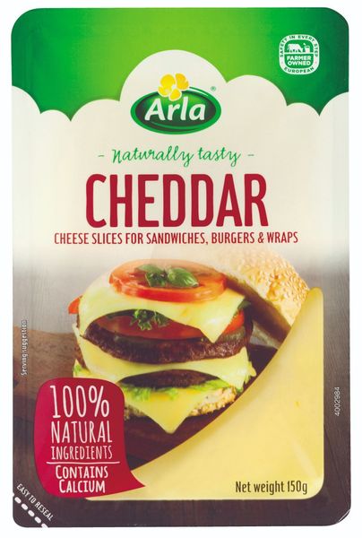 Cheddar Cheese from 영국 supplied by Arla Foods Ltd - Sliced 체다 치즈