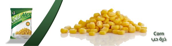 Corn from 이집트 supplied by Cold Alex For Food Process - Frozen 옥수수