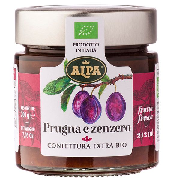 Plum & Ginger Extra Organic Jan from 이탈리아 supplied by A.L.P.A. - Jam 기타 과실잼