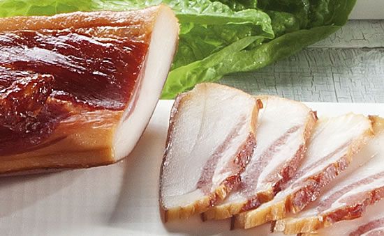 Smoked Bacon from 이탈리아 supplied by Delikatesas - Sliced 베이컨