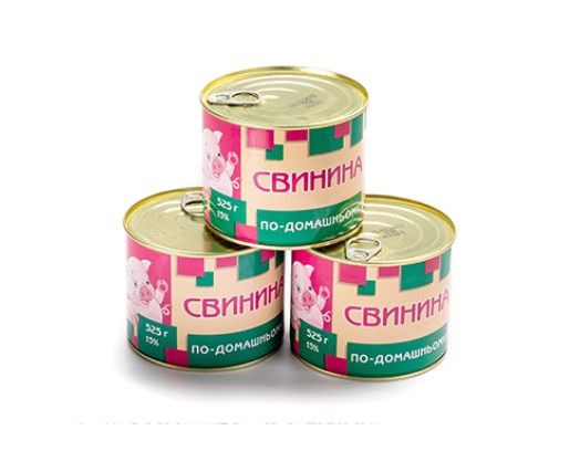 Canned Homemade Pork from 우크라이나 supplied by Niva Pereyaslavshchina group of companies - Medium 돼지고기 통조림