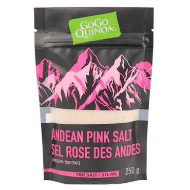 Andean Pink Salt from 캐나다 supplied by Gogo Quinoa - Crystal - Fine 소금