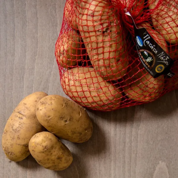 Fresh Whole Potato from Greece supplied by UNION OF AGRIC. COOP. OF NAXOS LLC - Brown Fresh Common Potato