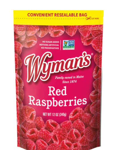Frozen Raspberries from 미국 supplied by Jasper Wyman & Son - Whole 신선 라즈베리