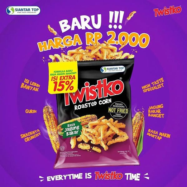 Roasted Corn from Indonesia supplied by PT. Siantar Top TBK - Corn Other Snacks