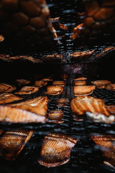 Smoked Salmon from 미국 supplied by Gustafson Smoked Fish - Smoked 훈제 연어