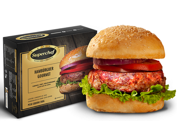 Premium Hamburger Superchef from 브라질 supplied by Mercurio Alimentos S/A - Premium Quality 햄버거