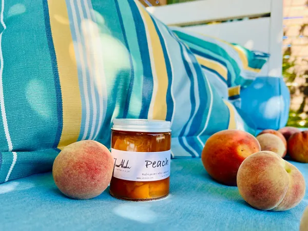 Peach Jam from 미국 supplied by JamAlula, Inc. - Jam & Marmalade 복숭아잼