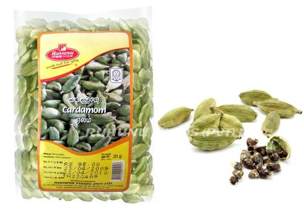 Cardamom from 스리랑카 supplied by Ruhunu Foods (Pvt) Ltd. - Organic 카다멈