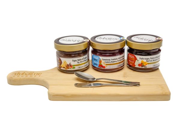 Fruit Spread from 캐나다 supplied by The Verger & Cultures Duhaime - Glass Jar (=Glass Bottle) 기타 과실잼