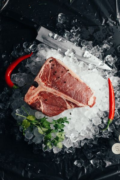 Organic Beef from 아일랜드 supplied by ISLAND FARM FOODS - T-Bone Steak 신선 미절단 소고기