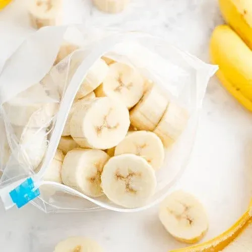 Frozen banana from 멕시코 supplied by HQ FLAVOR - Sliced 냉동 바나나