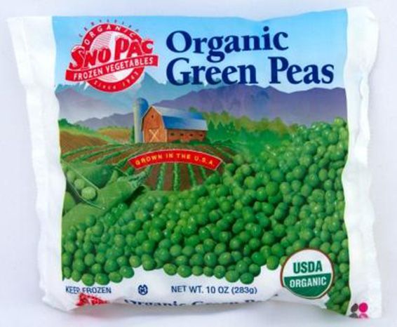 Organic Green Peas from 미국 supplied by Sno Pac Foods, Inc. - Green 냉동 완두
