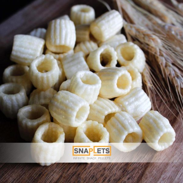 SNAPLETS-Wheat Crinkle Short Tube Snack Pellet from 이집트 supplied by SNAPLETS - Grain Snack