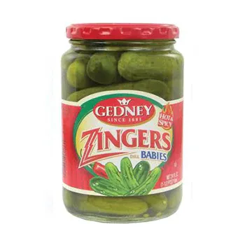 Pickled Cucumber from 미국 supplied by Gedney Foods Company - Baby Cucumber (=Snack Cucumber=Mini Cucumber) 오이 가공품