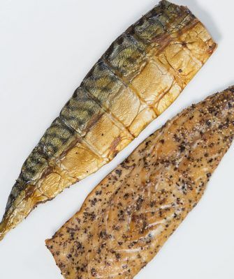 Smoked Mackerel from 영국 supplied by Skipness Smokehouse - Skin On 훈제 고등어