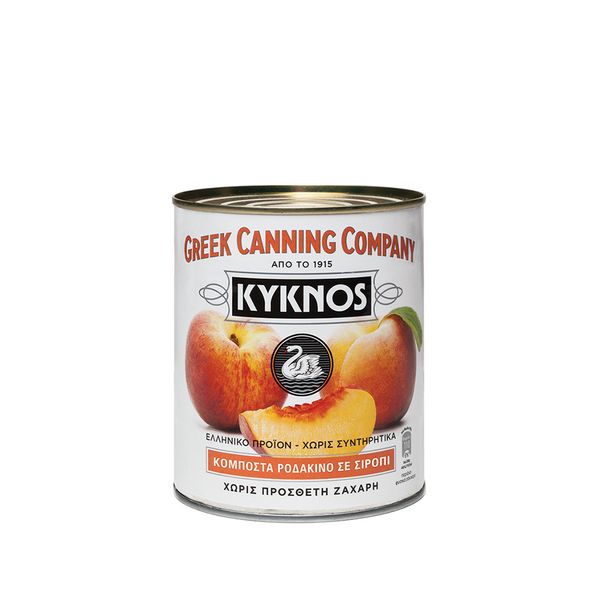 Peach Halves in Syrup from 그리스 supplied by Kyknos Greek Canning Co. S.A. - Can 통조림 또는 병에 든 복숭아