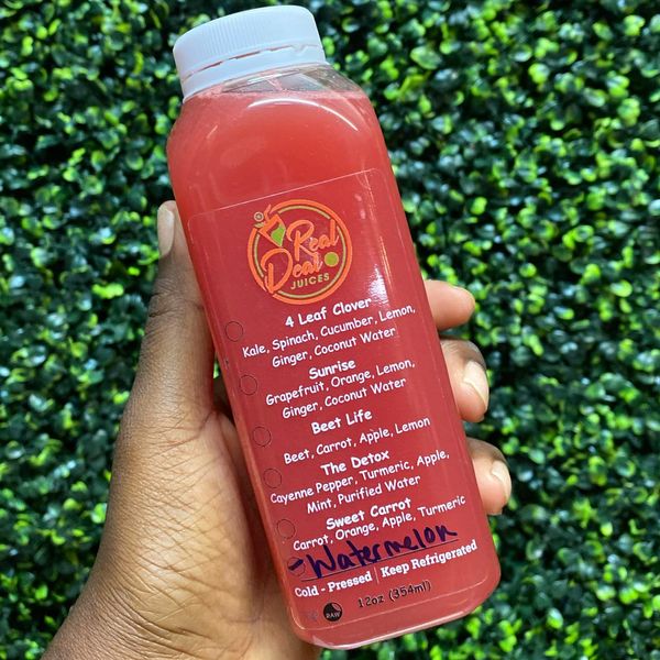 Watermelon Refresher from 미국 supplied by Real Deal Juices - Bottle 기타 과일 주스