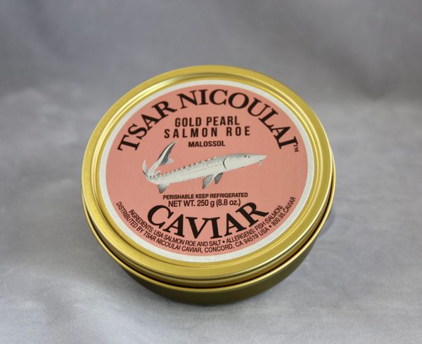 Salmon Roe from United States supplied by Tsar Nicoulai Caviar - Roe (=Caviar) Salmon