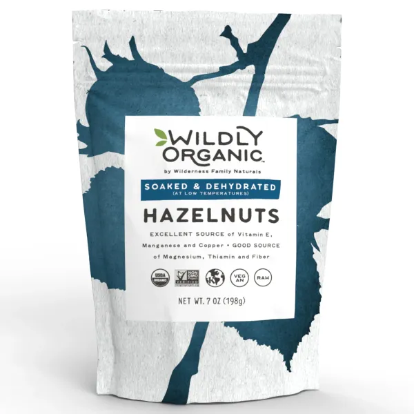 Organic Hazelnut from 미국 supplied by wildly organic - Vacuum Packed (=VAC) 헤이즐넛 알맹이