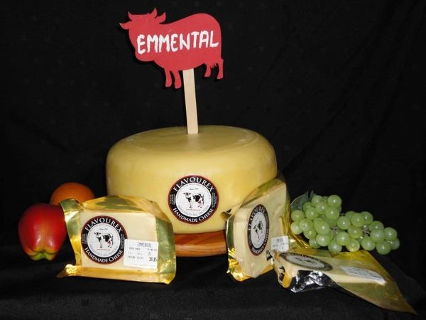 Emmental Cheese from South Africa supplied by Flavourex Cheese Factory - Sliced Emmental Cheese