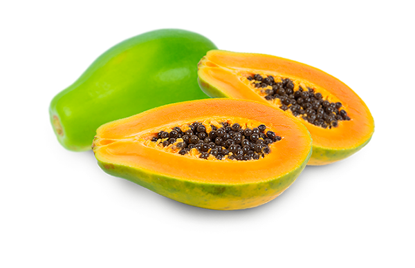 Papaya from 브라질 supplied by Interfruit - Green 신선 파파야