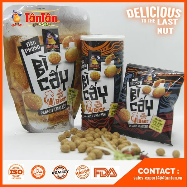 PEANUTS CRACKER from Vietnam supplied by TAN TAN CULTIVATION - MANUFACTURING - TRADING COMPANY LIMITED - peanut cracker Nut Snack