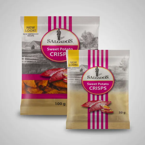 Sweet Potato Crisps from 남아프리카공화국 supplied by Salgados Quality Foods - Purple Skin 칩