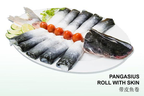 Pangasius Roll with skin from 베트남 supplied by Truong Giang Fishery Holdings Corporation - Roll 기타 냉동 생선 통마리