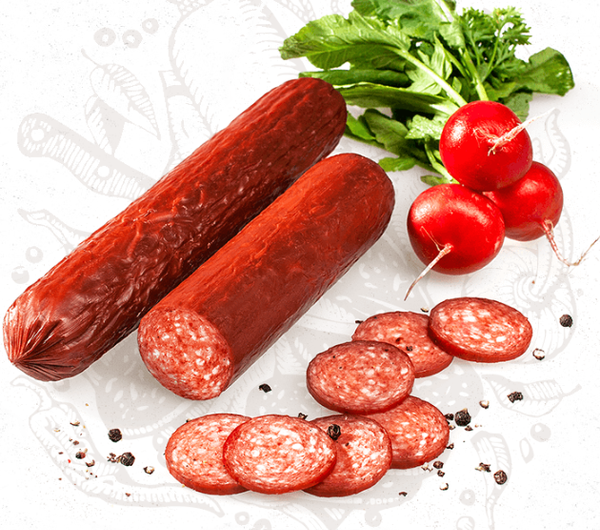 Bacon salami from 불가리아 supplied by AVA Ltd. - Bacon Salami 살라미