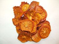 dried persimmons from United States supplied by Van Dyke Ranch - Sliced Fresh Persimmon