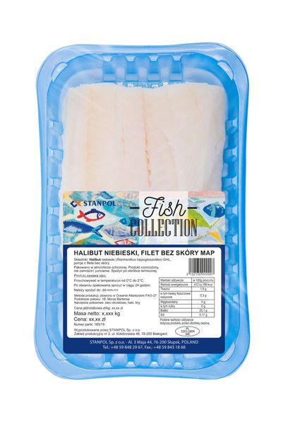 Halibut Fillet from 폴란드 supplied by STANPOL SP. Z O.O. - Gilled 냉동 준치