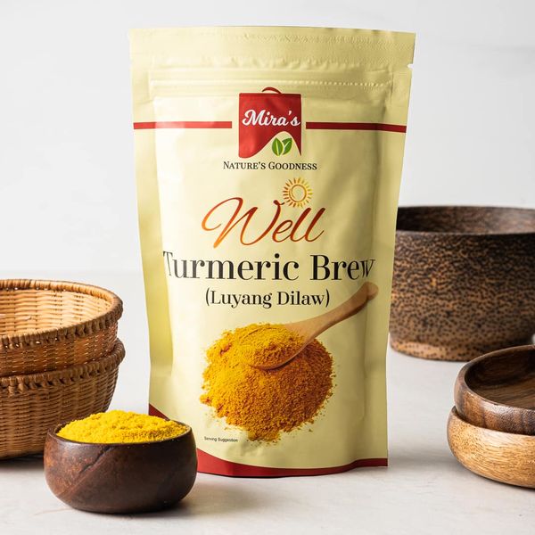Turmeric Brew Powder (Luyang Dilaw) from Philippines supplied by Mira's Turmeric Products - Yellow (=Light Yellow=Bright Yellow=Deep Yellow) Turmeric